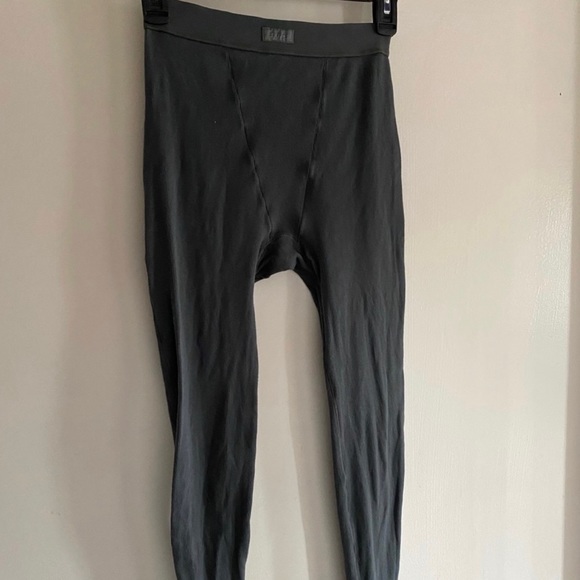 Skims Deep Sea Cotton Rib Set -Legging / Tank - Picture 4 of 12